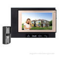 4-wire video door phone, one system support 2 outdoor camera and 4 indoor monitors on promotion